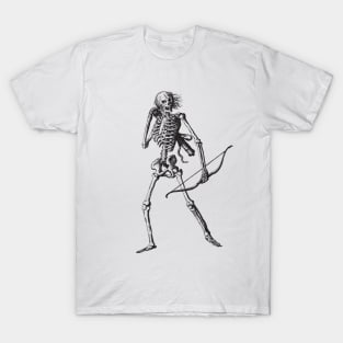 Skeleton with Bow and Arrow T-Shirt